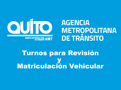 Turno Revision Tecnica Matriculacion Vehicular En Quito 2020