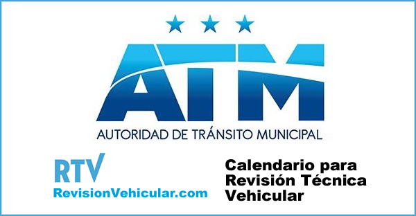 ATM Guayaquil Calendario revisión técnica vehicular, cronograma revisión vehicular