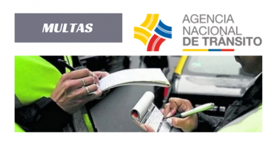 multas de tránsito ANT